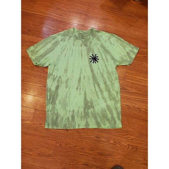 Off The Grid Records Shirt Men's Size M Green Tie Dye DJ John Summit WAL Tour - Picture 2 of 8